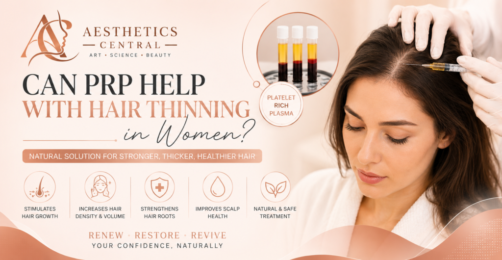 Can PRP Help With Hair Thinning in Women